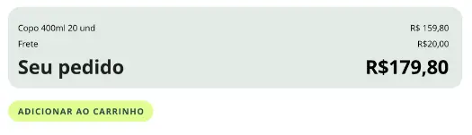 Adicionar pedido ao carrinho