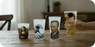 Escolha o tamanho e a quantidade do seu copo.